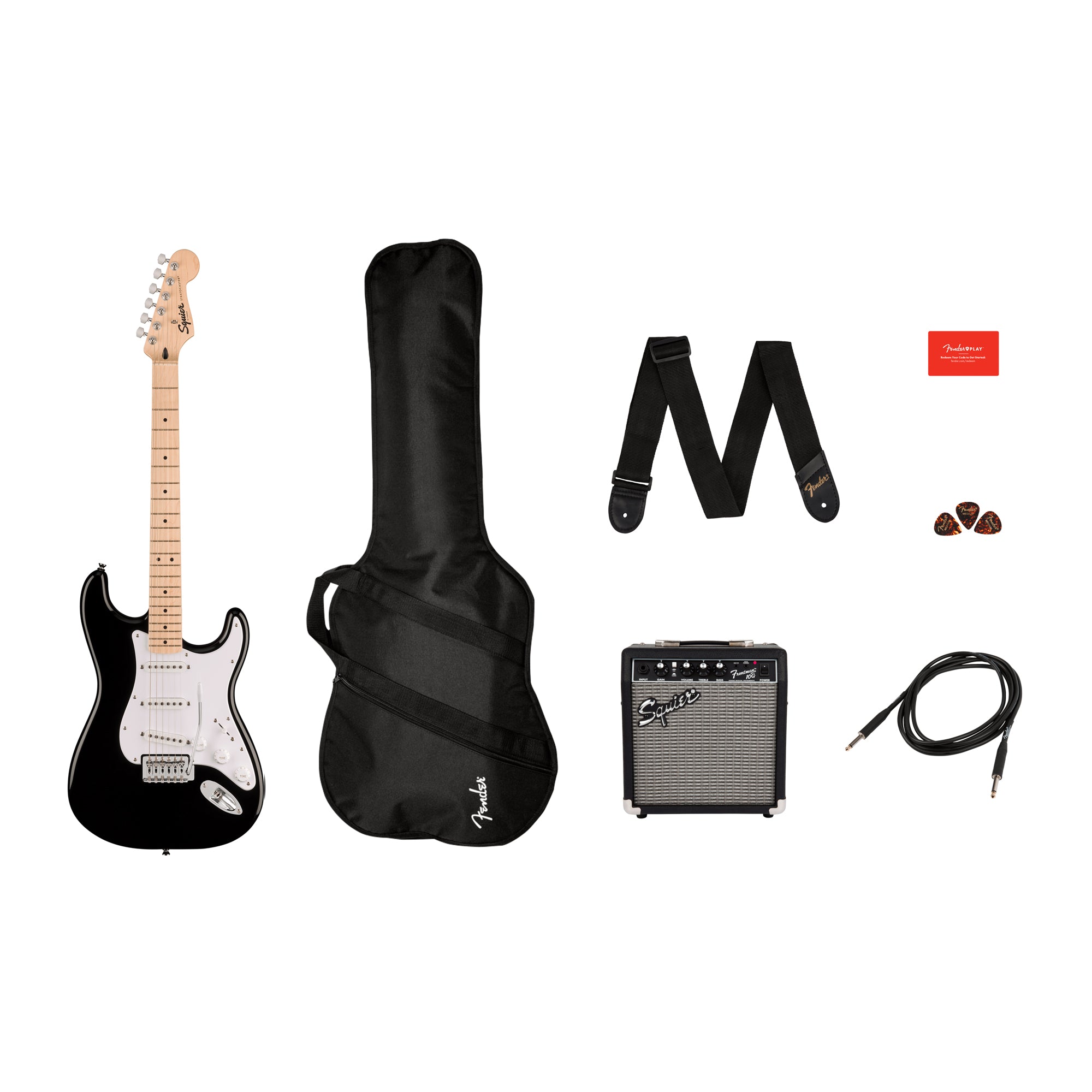 Squier Sonic Stratocaster Pack - Black