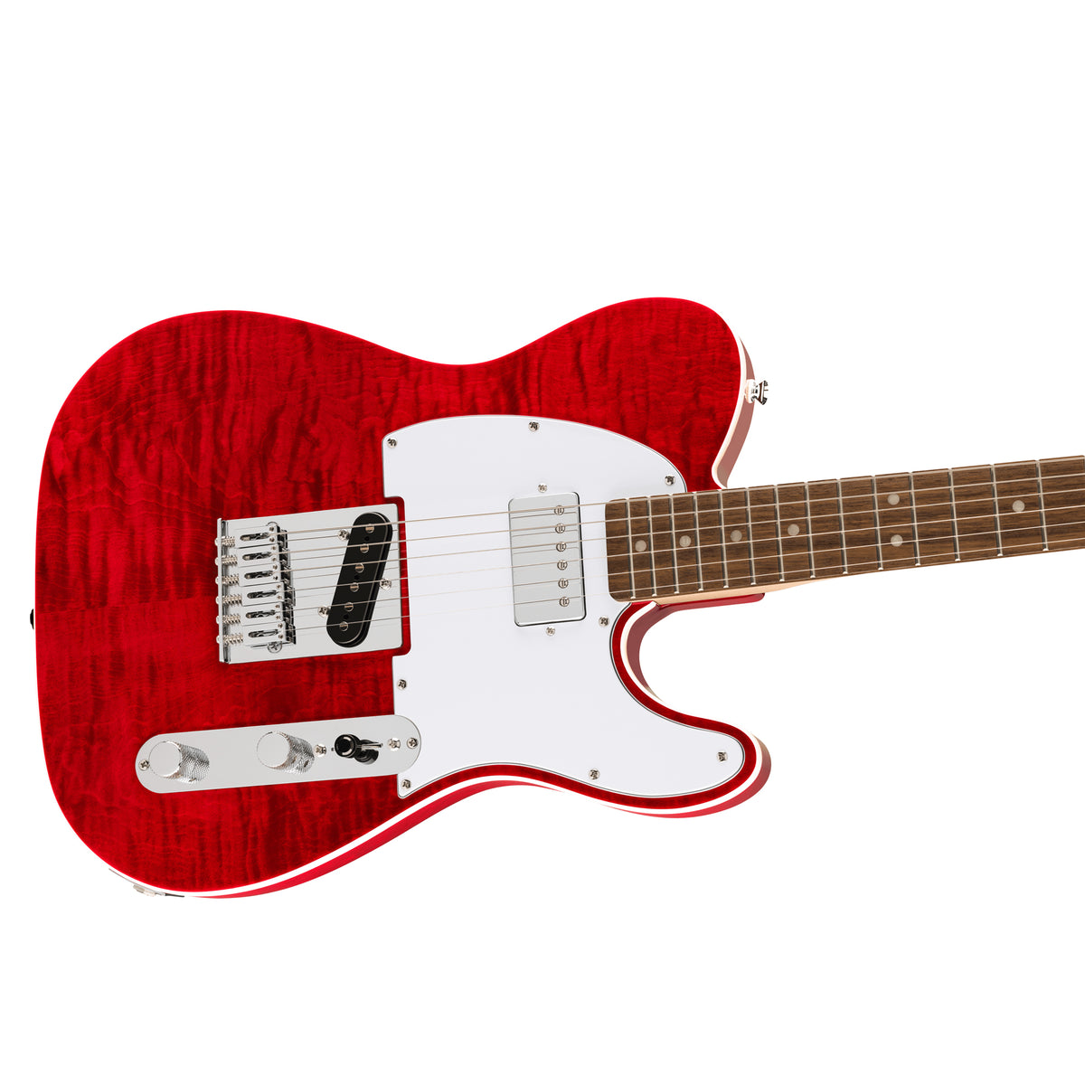 Squier Affinity Series Telecaster FMT SH - Crimson Red Transparent