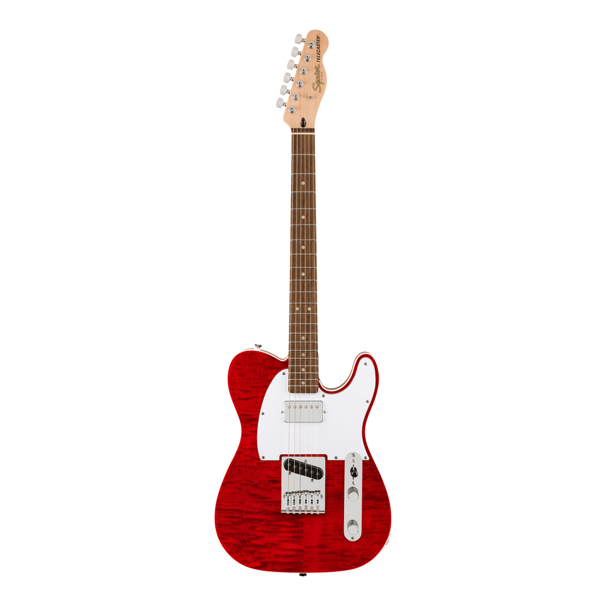 Squier Affinity Series Telecaster FMT SH - Crimson Red Transparent