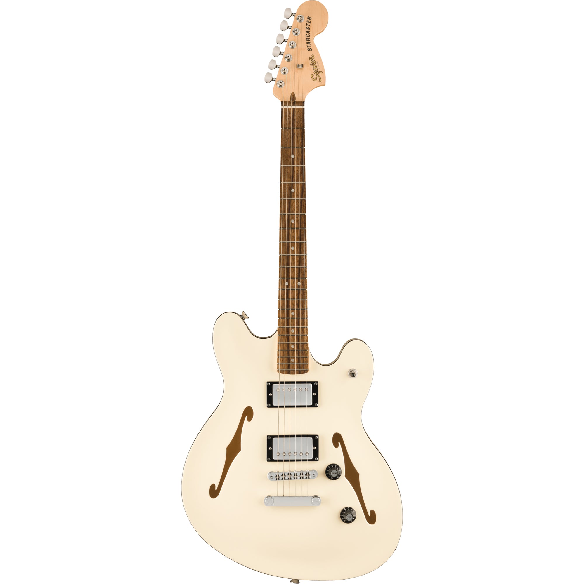 Squier Affinity Starcaster Deluxe LRL - Olympic White