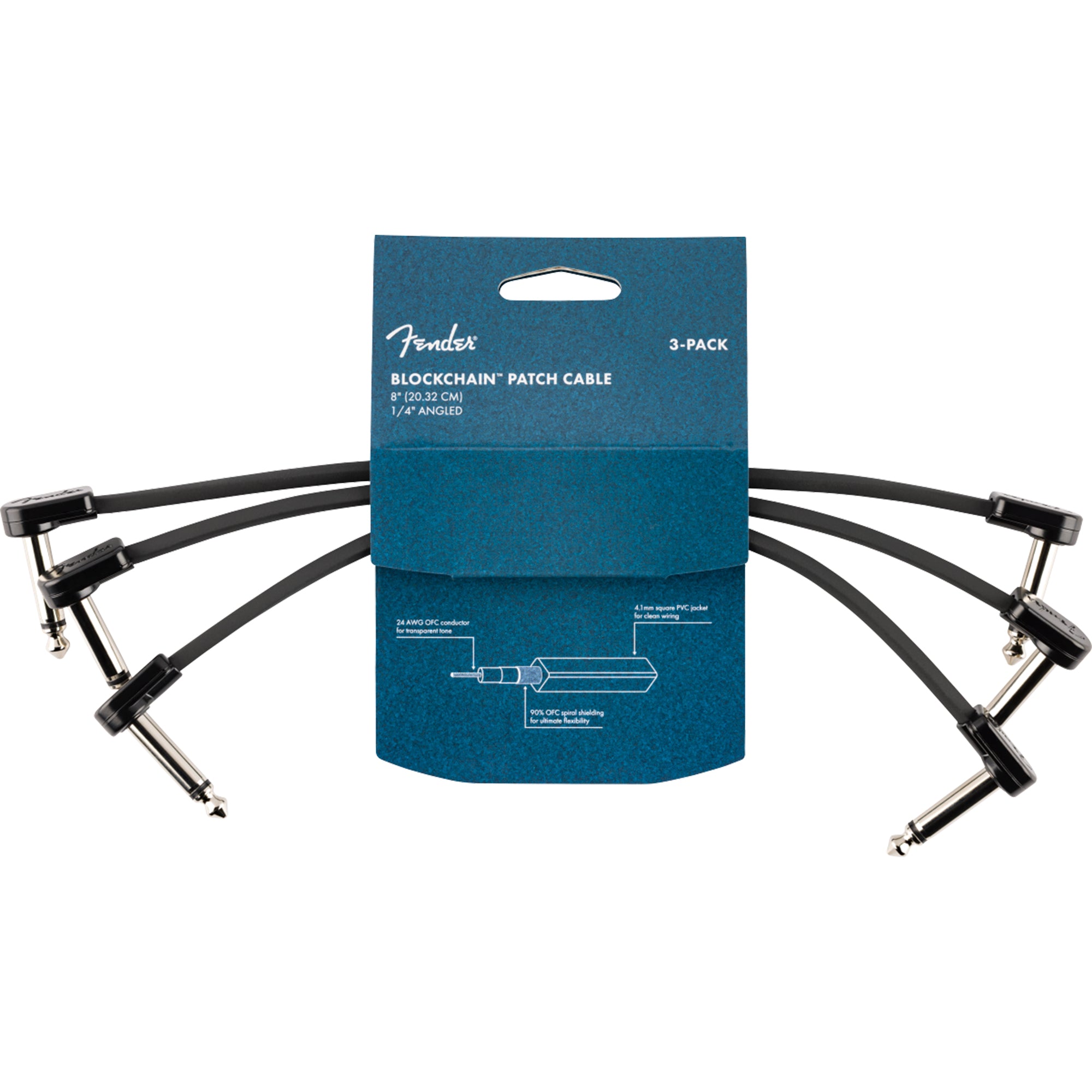 Fender Blockchain Patch Cables 3-Pack
