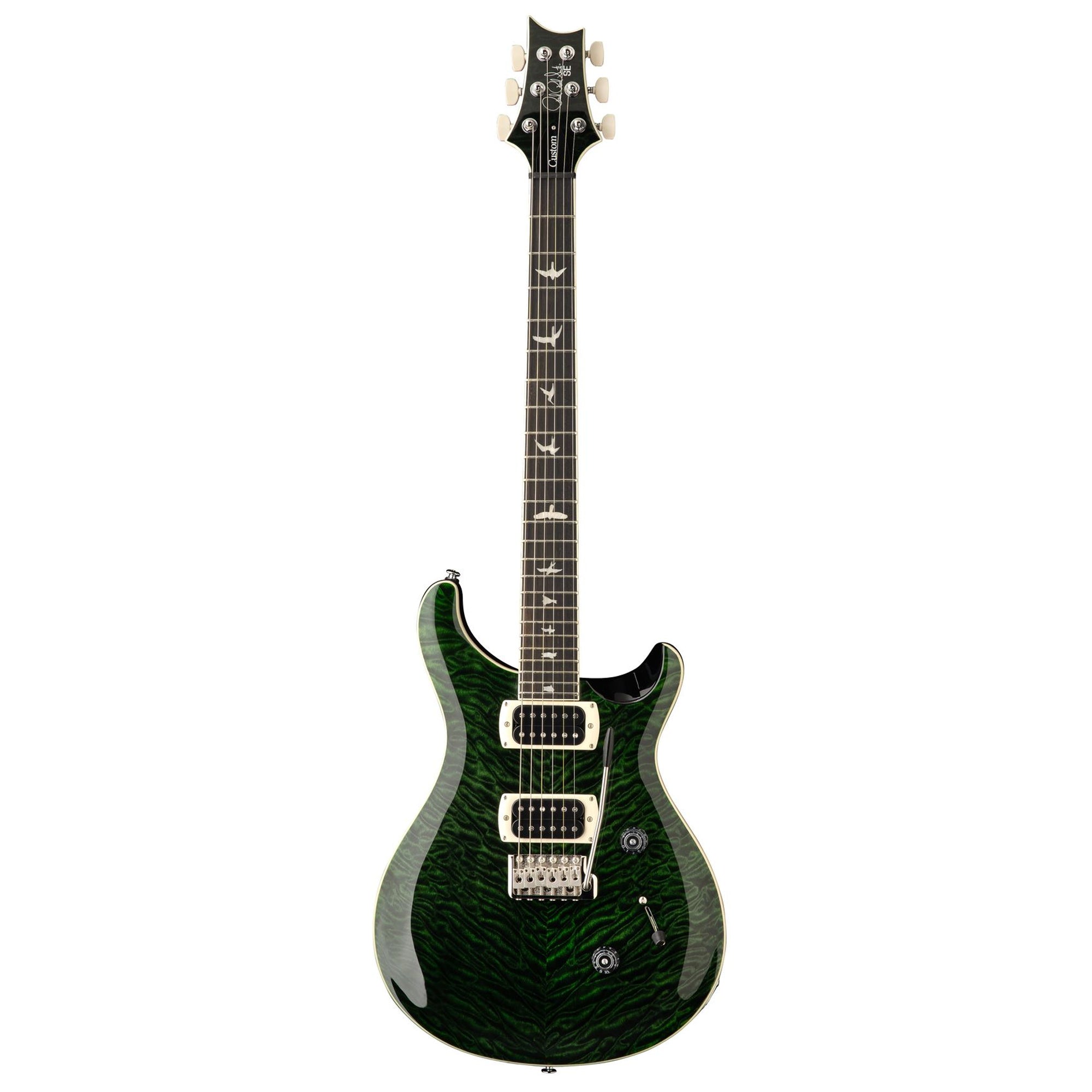 PRS SE Custom 24 Quilt - Teal Black