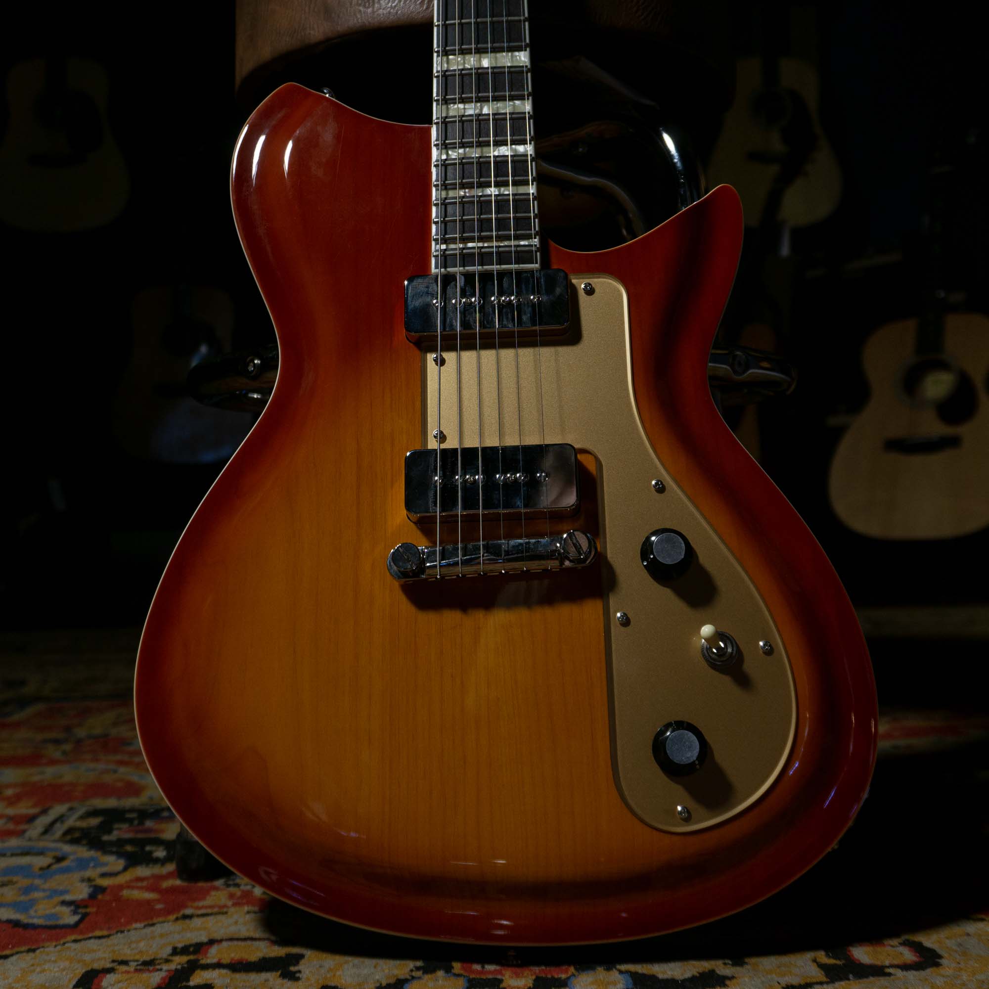 Rivolta Guitars Combinata VII Electric Guitar Autunno Burst