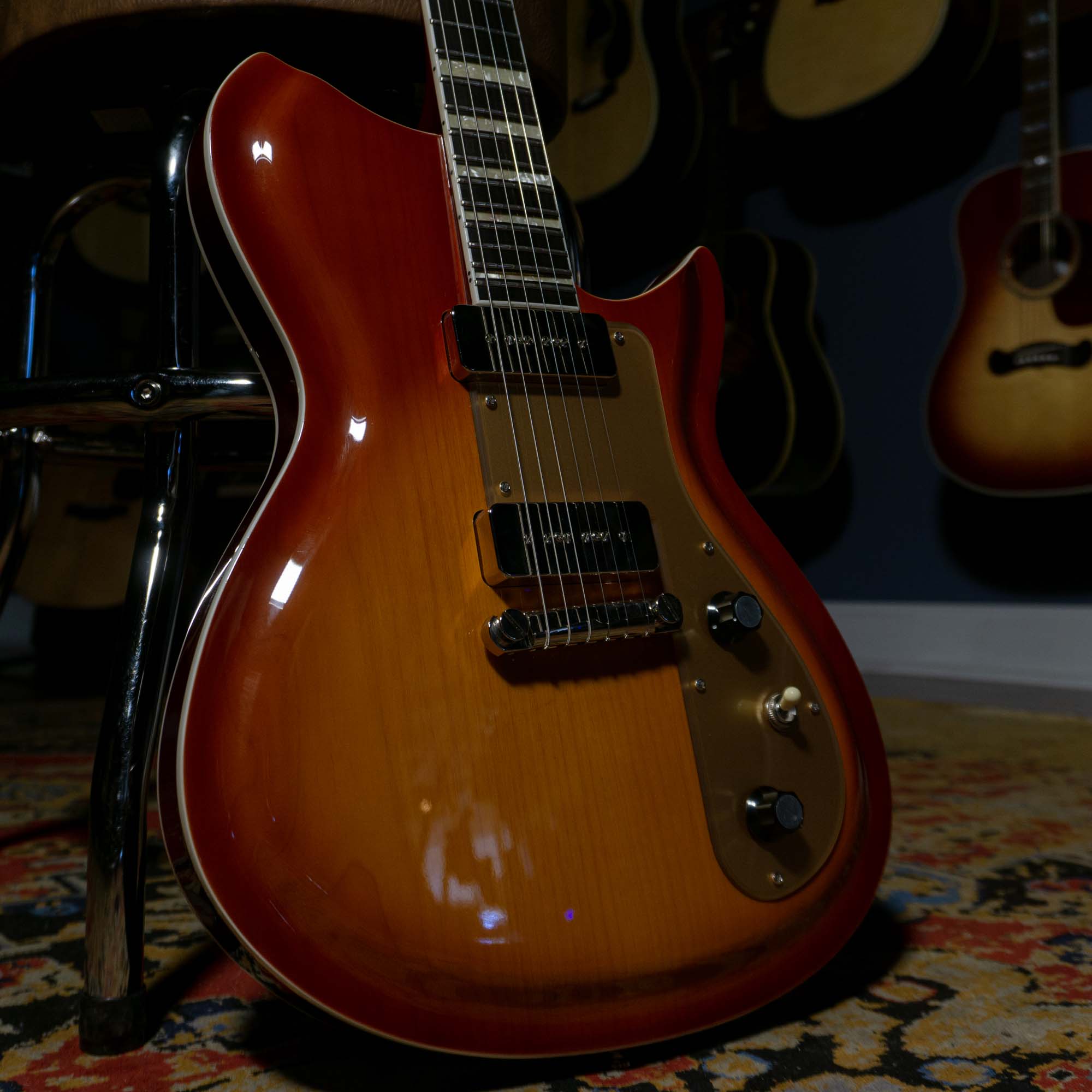 Rivolta Guitars Combinata VII Electric Guitar Autunno Burst