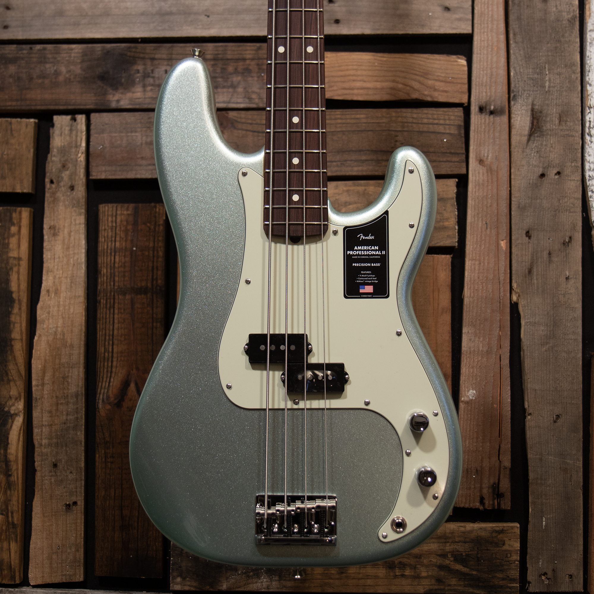 Fender American Professional II Precision Bass - Mystic Surf Green