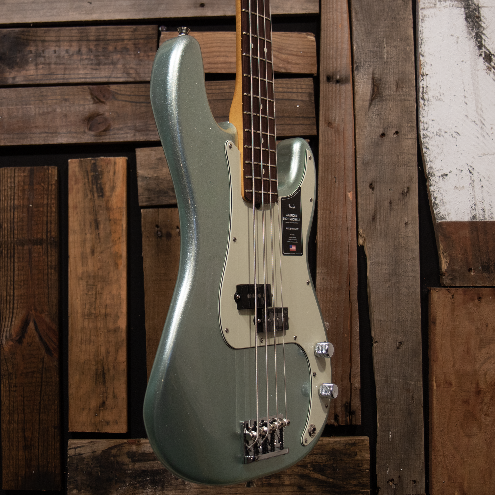 Fender American Professional II Precision Bass - Mystic Surf Green