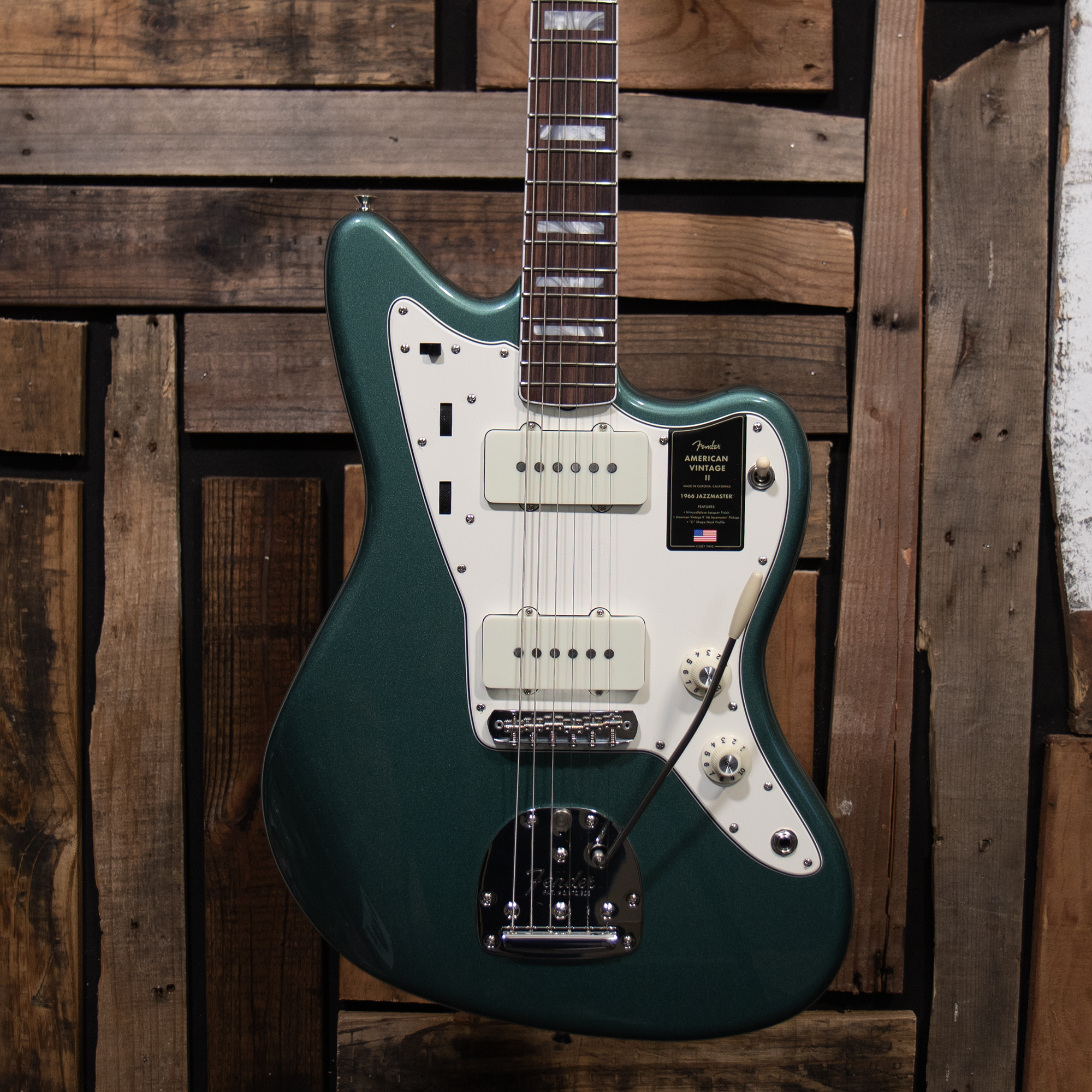 Fender American Vintage II 1966 Jazzmaster - Sherwood Green Metallic