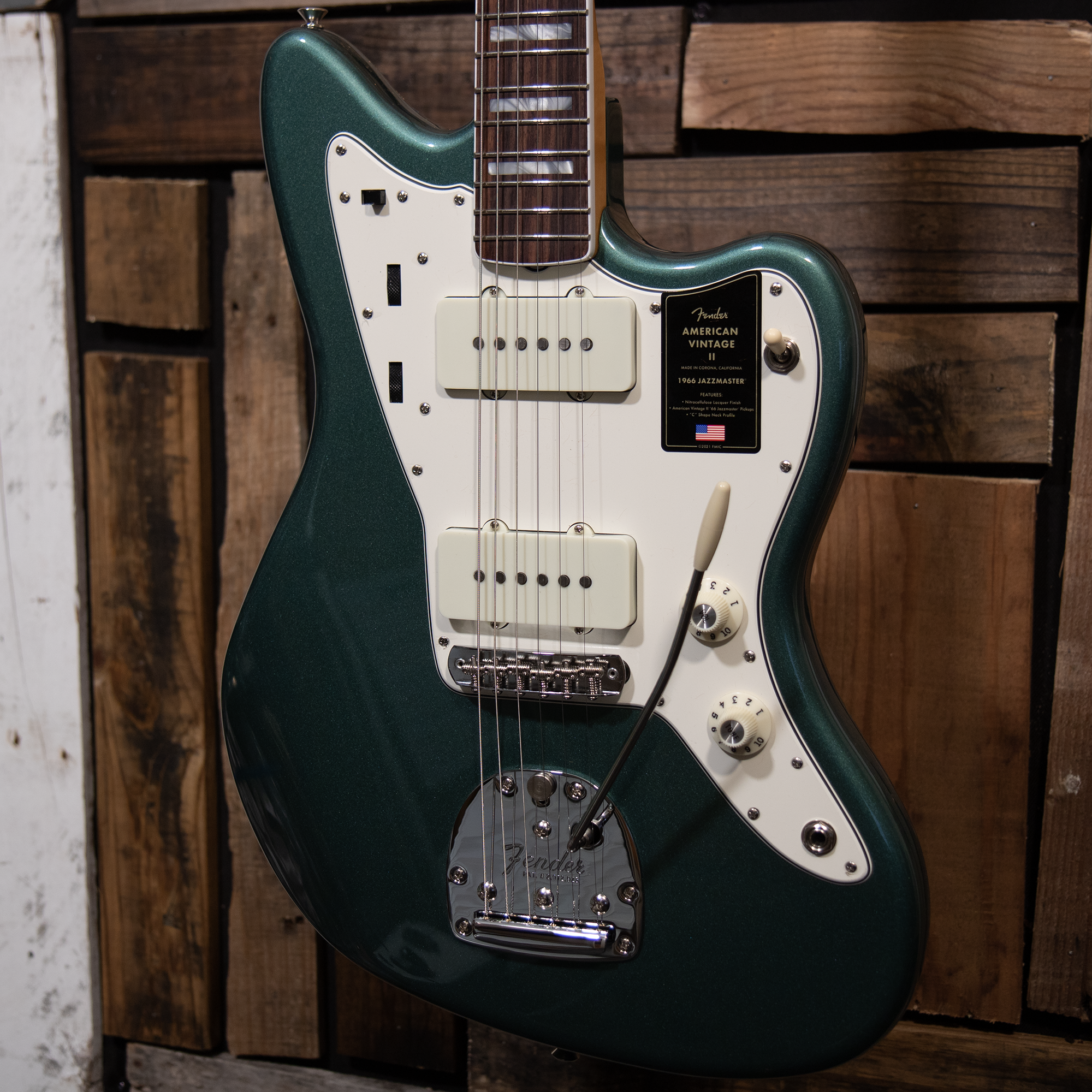 Fender American Vintage II 1966 Jazzmaster - Sherwood Green Metallic