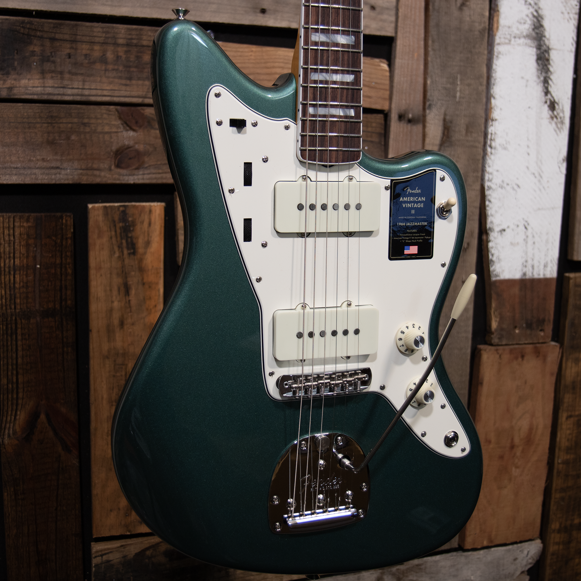 Fender American Vintage II 1966 Jazzmaster - Sherwood Green Metallic