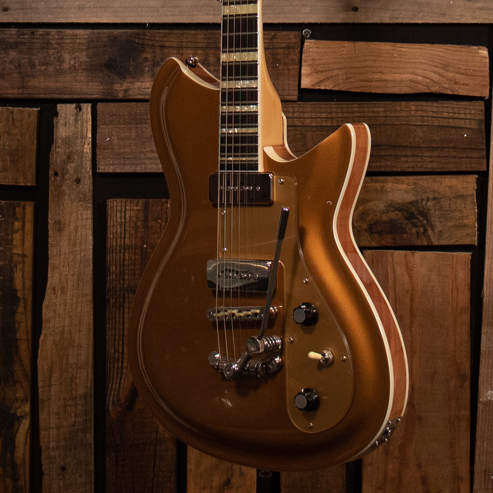 Rivolta Guitars Combinata XVII Electric Guitar Gold Top