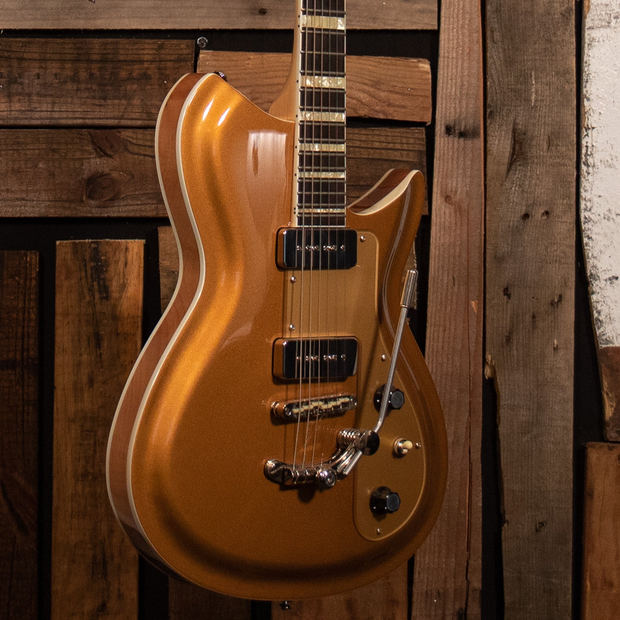 Rivolta Guitars Combinata XVII Electric Guitar Gold Top