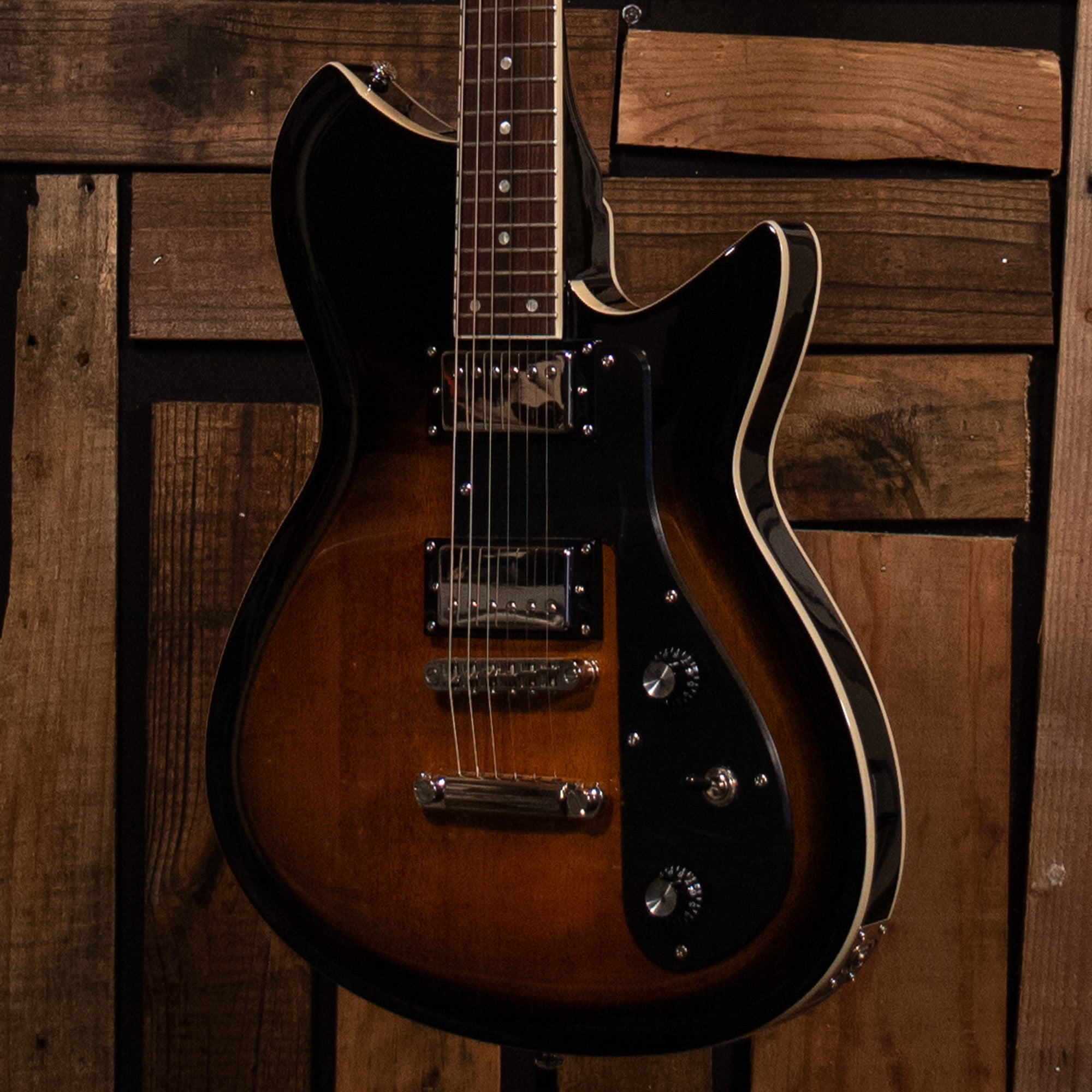Rivolta Guitars Mondo Combinata Electric Guitar Camino Burst