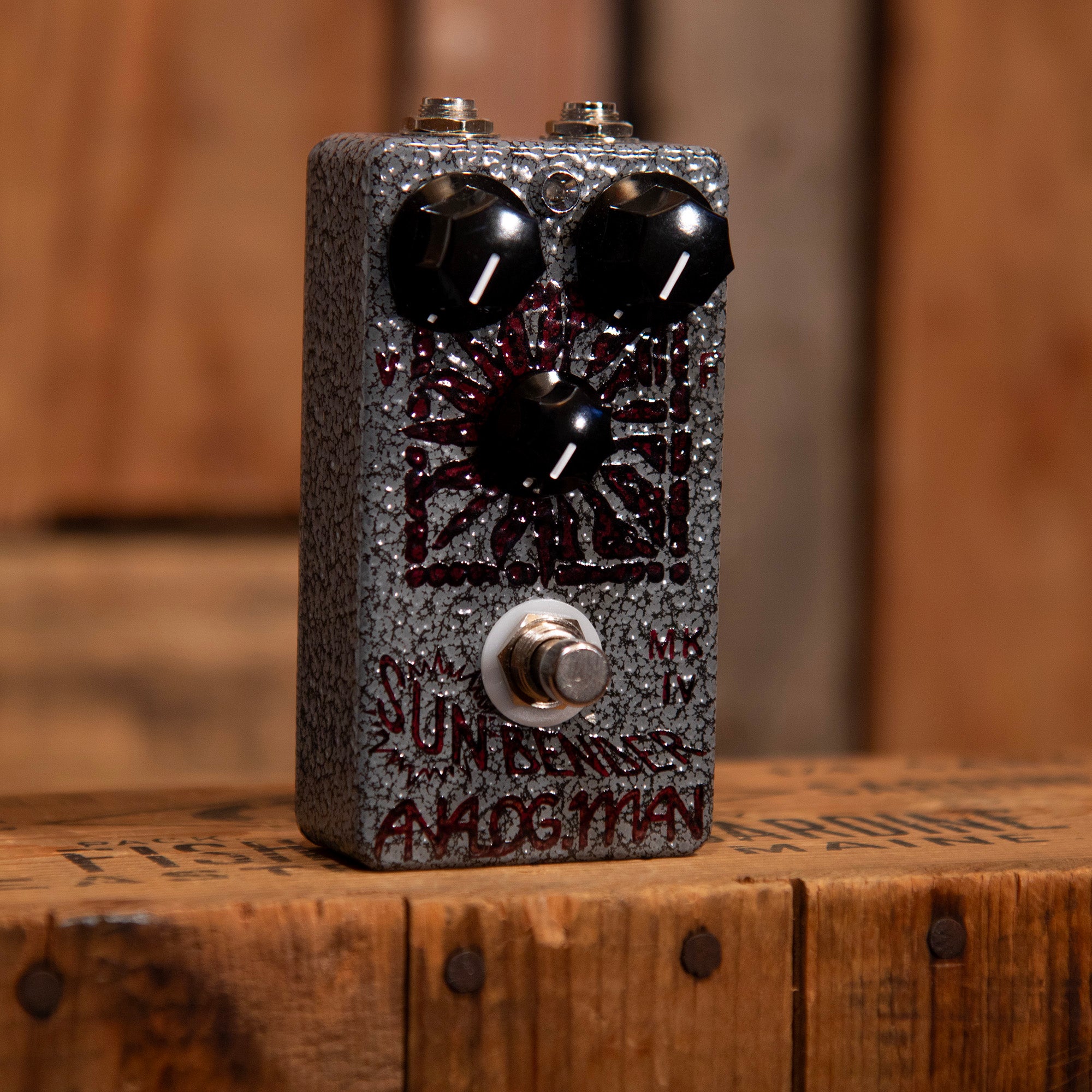 Analog Man Sun Bender Mk-IV, Grey, 3 Russian Spaceship Transistors