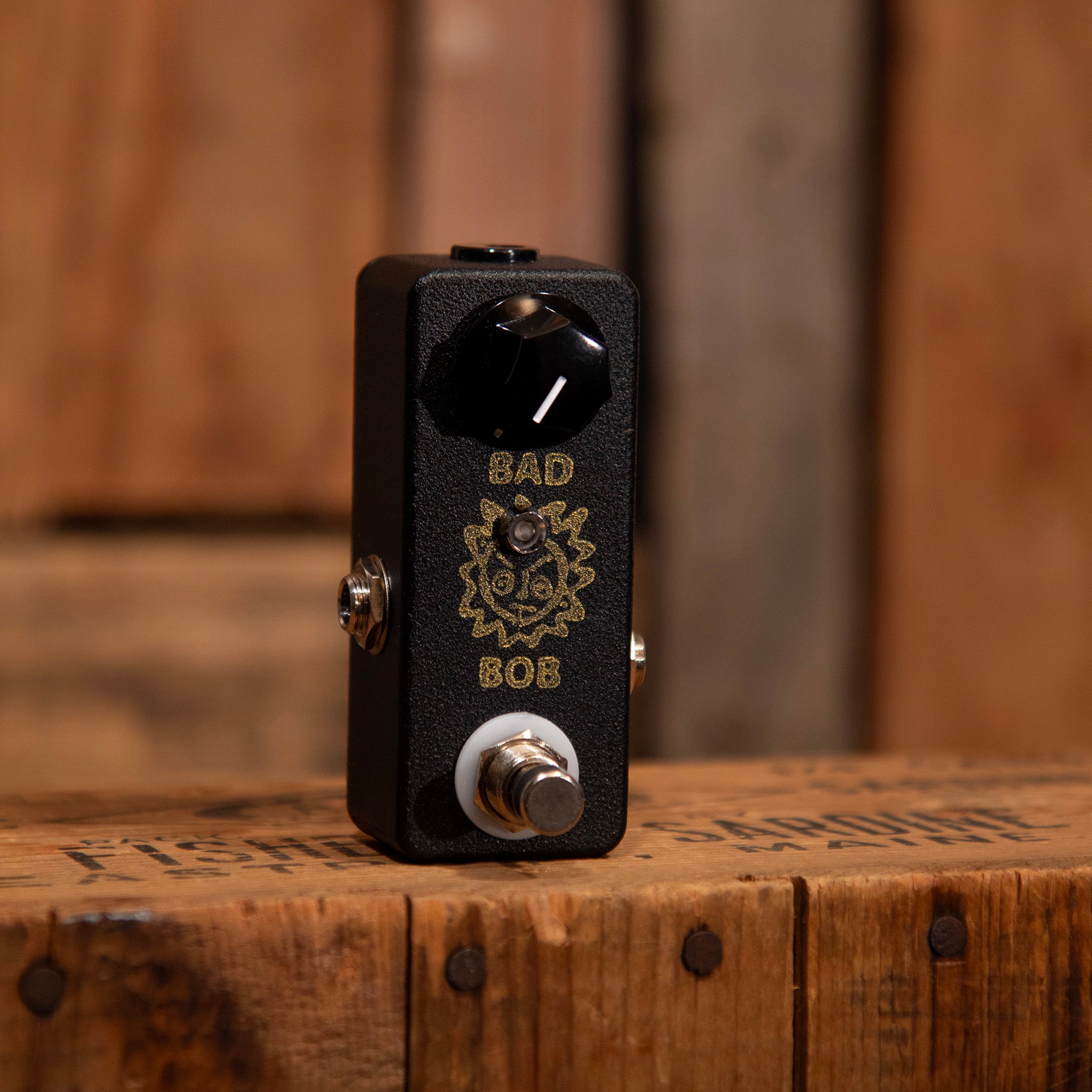 Analog Man Mini Bad Bob Booster, Black Powdercoat