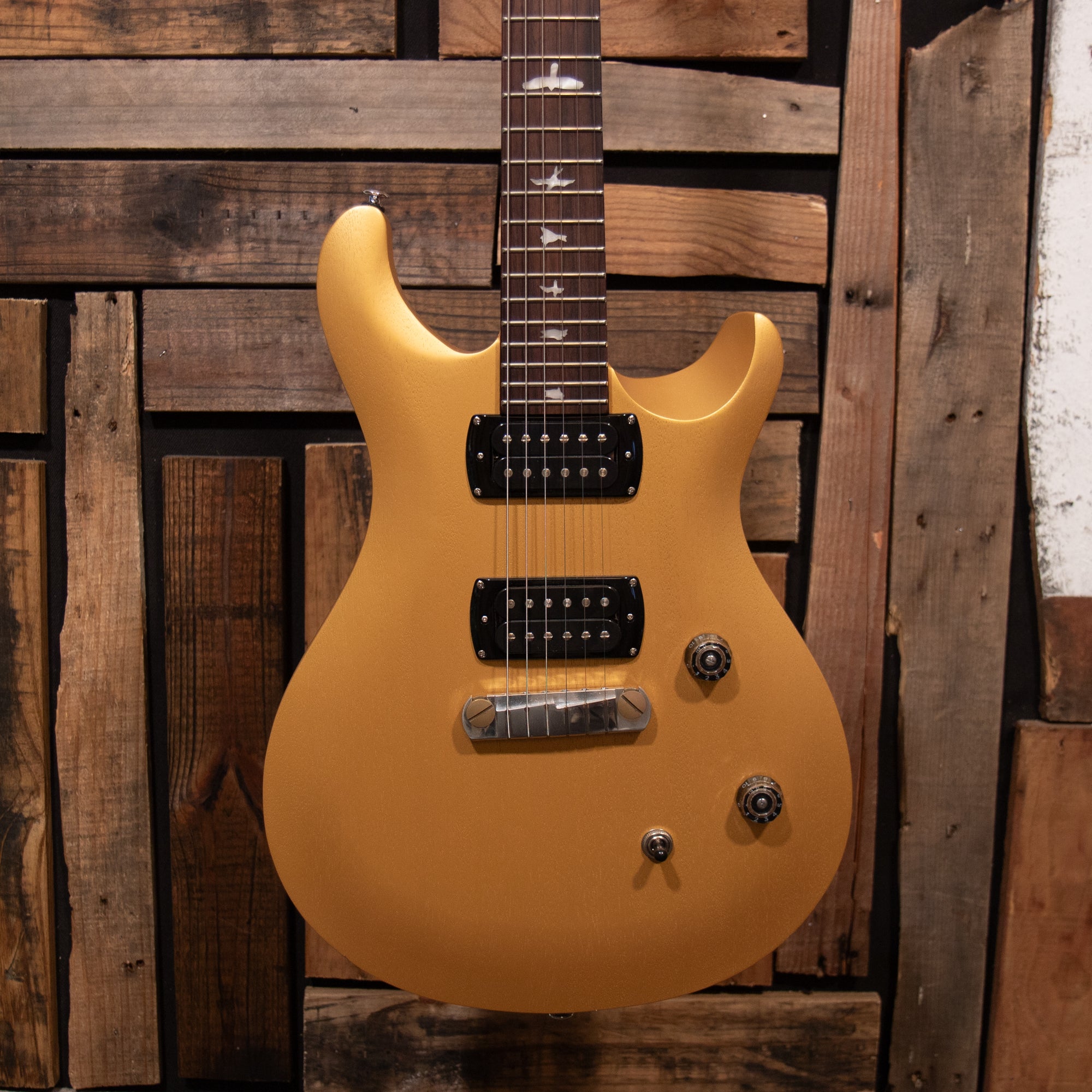 PRS SE CE 24 Standard Stoptail Satin - Metallic Gold