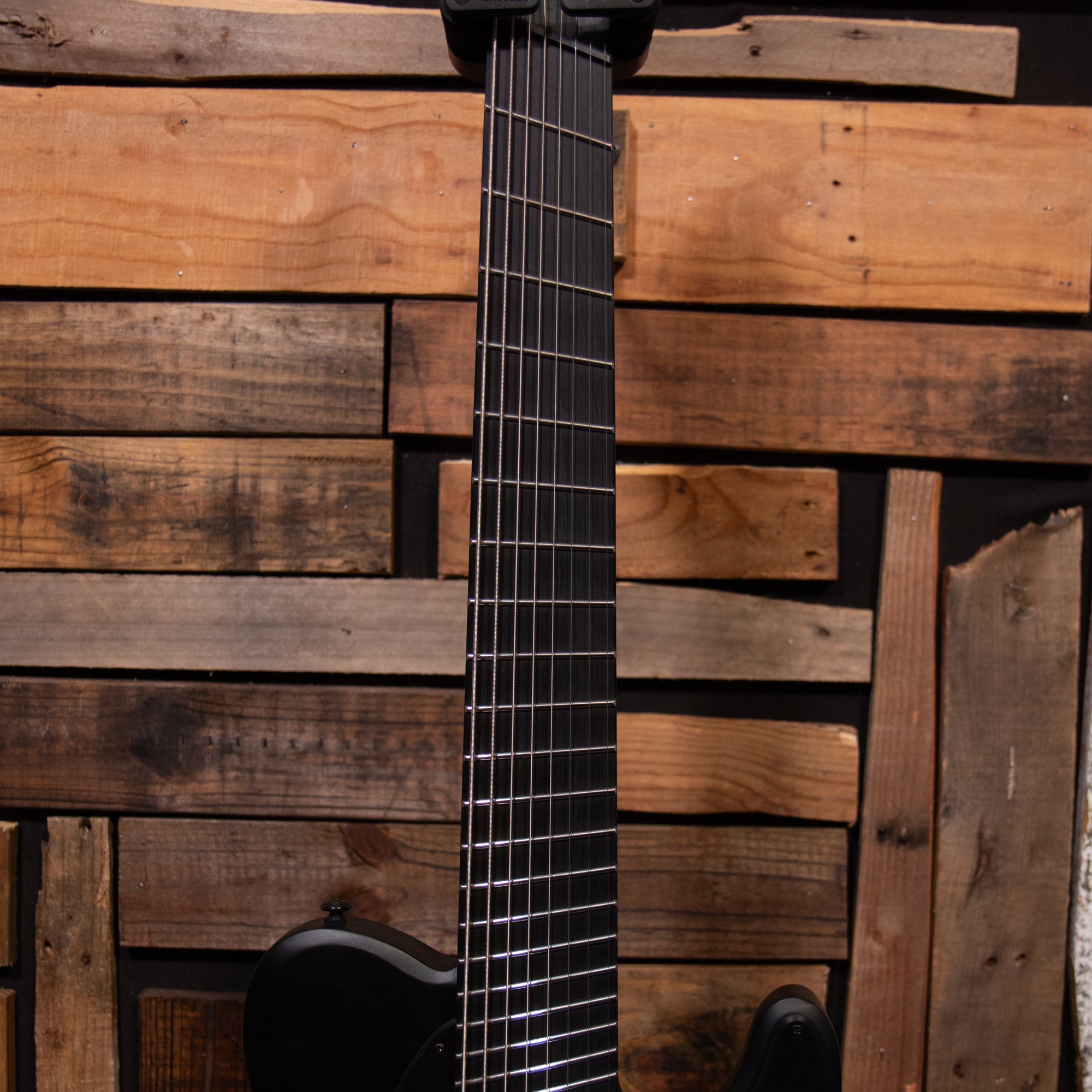 Schecter PT-8 MS Black Ops - Satin Black Open Pore