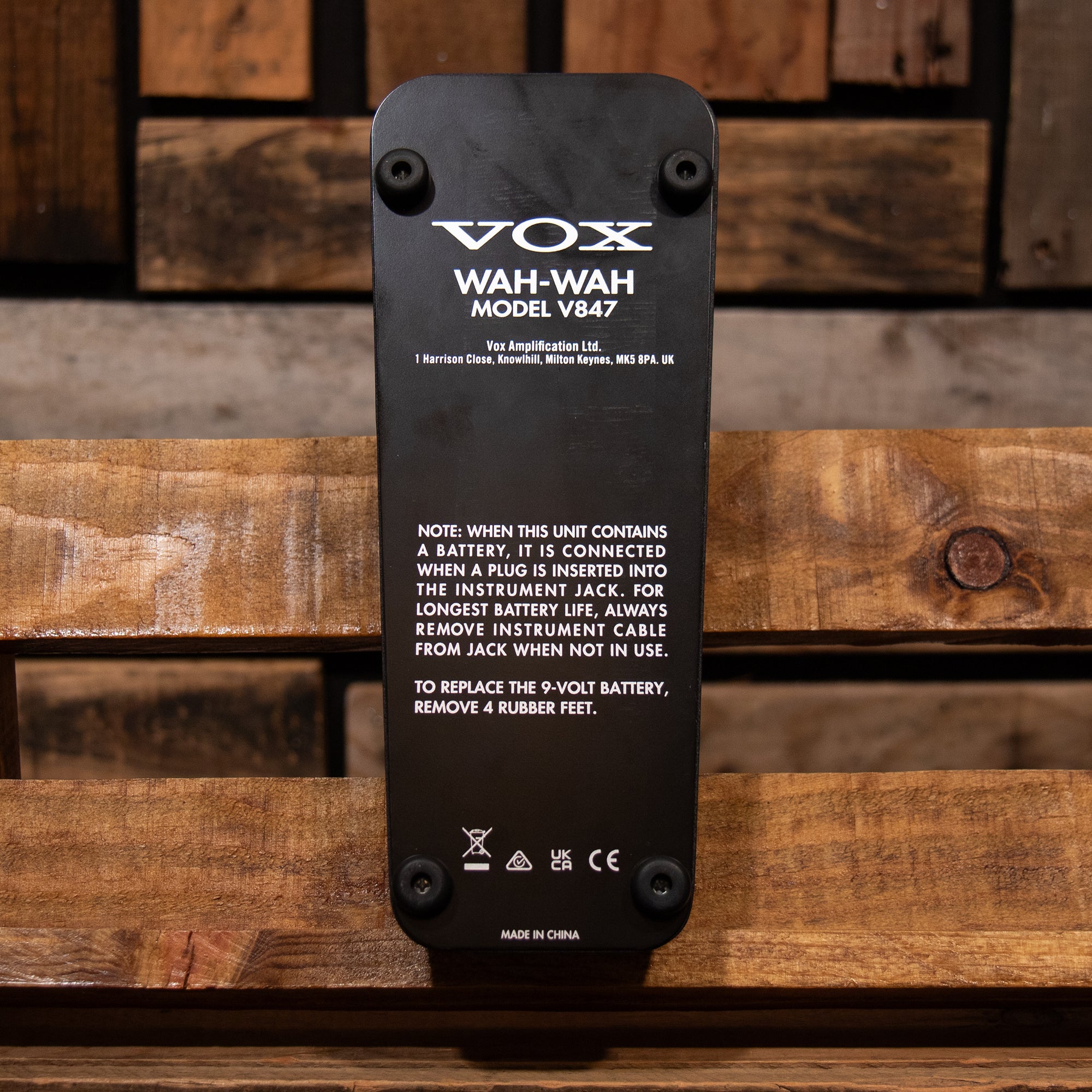 Vox V847 Wah Pedal