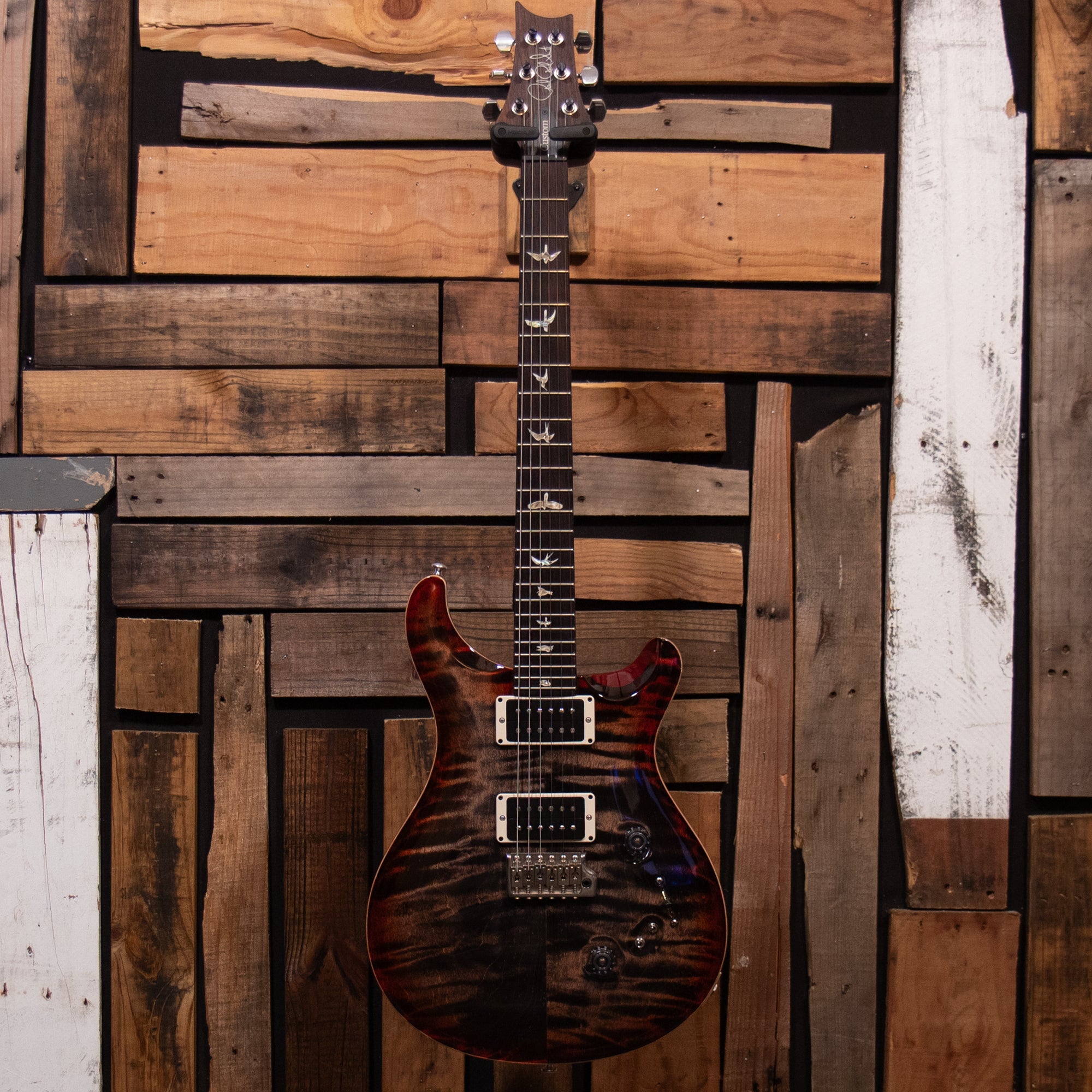 PRS Custom 24-08 - Charcoal Cherry Burst, 2021