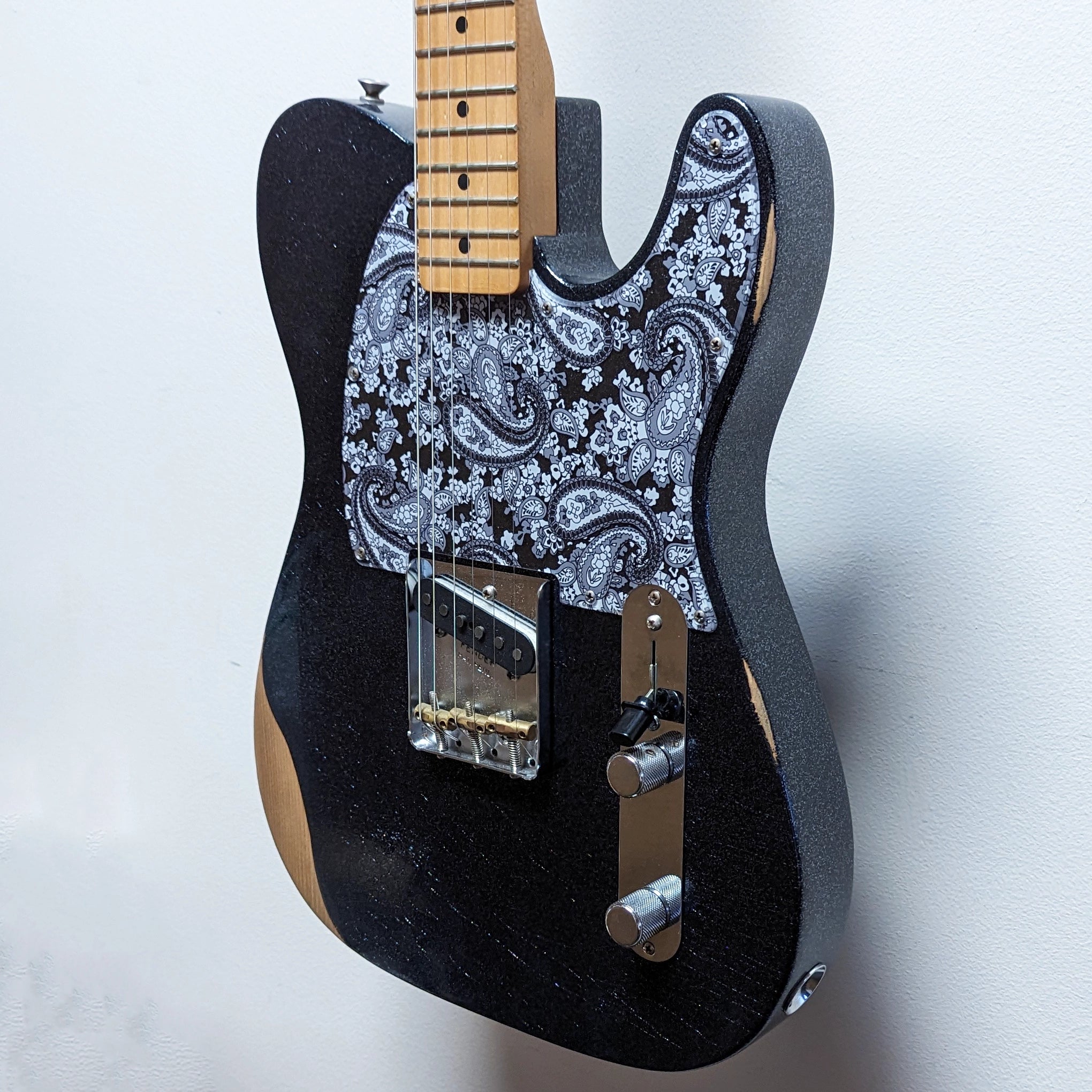 Fender Brad Paisley Esquire Electric Guitar Black Sparkle w/Gigbag