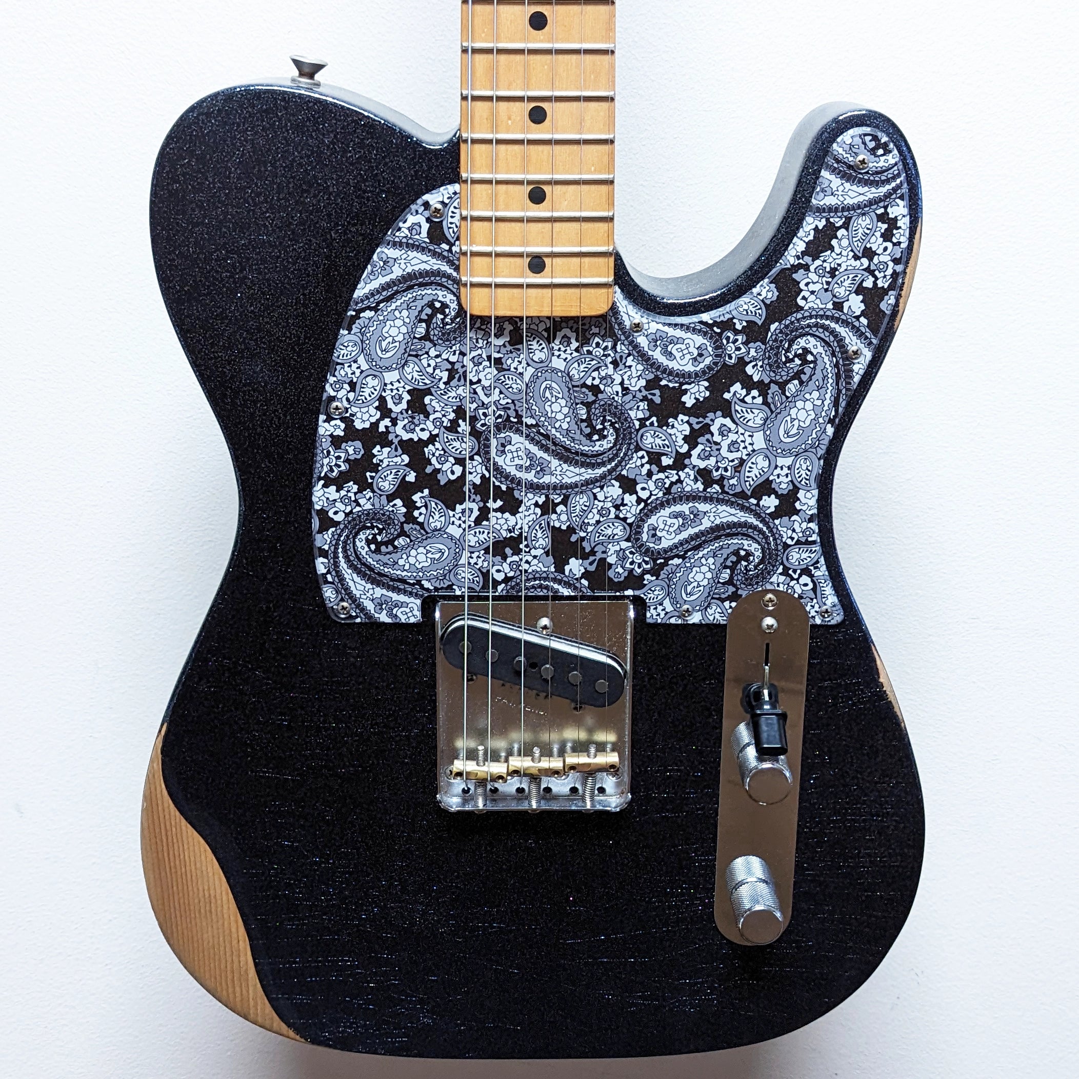 Fender Brad Paisley Esquire Electric Guitar Black Sparkle w/Gigbag