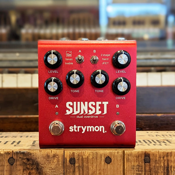 Strymon Sunset Dual Overdrive Pedal w/Box – Spicer's Music