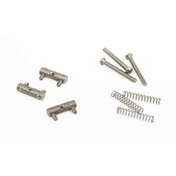 Fender American Vintage Tele Threaded Bridge Saddles Nickel 3