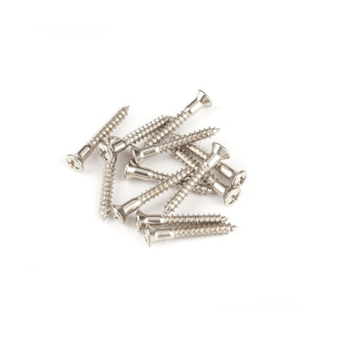 Fender Pure Vintage Strap Button Mounting Screws Nickel 12