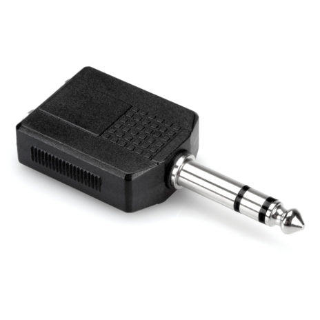 Hosa Dual 1/4" TRS to 1/4" TRS Adaptor