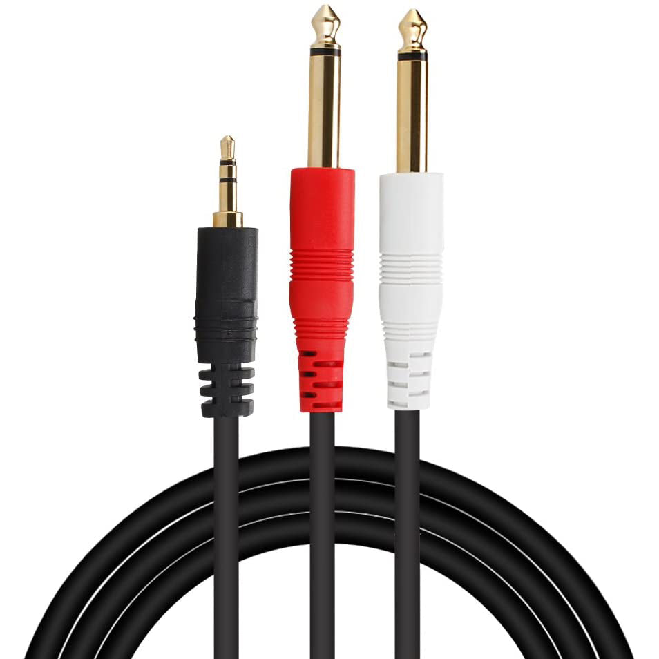 Hosa 1/8" TRS to Dual 1/4" Cable - 10 feet