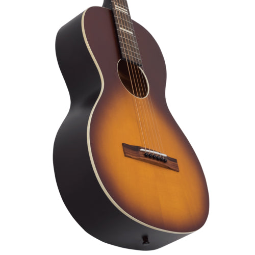 Recording King Dirty 30's True Parlor Size Acoustic Guitar Tobacco Sunburst