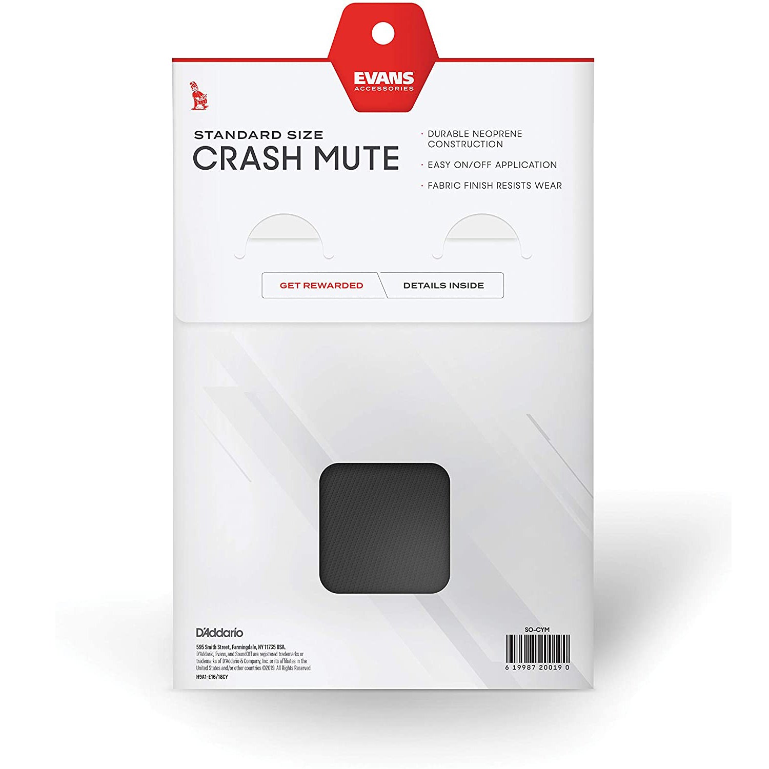 Evans SoundOff Universal Cymbal Mute