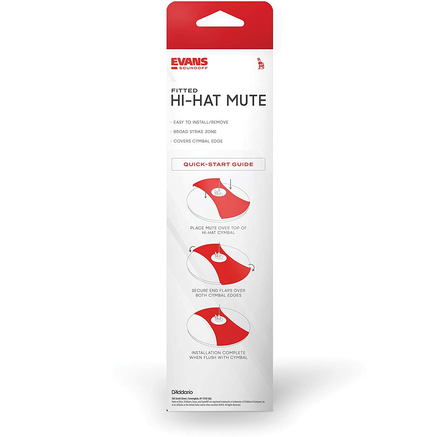 Evans SoundOff 14" Hi-Hat Mute