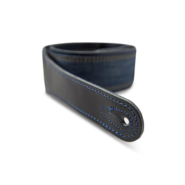 Taylor Blue Denim 2.5in Guitar Strap Navy Edge
