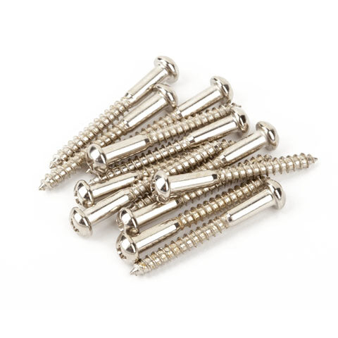 Fender Vintage-Style Strat Bridge Mounting Screws 12 Phillips head Nickel