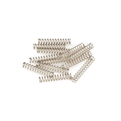 Vintage-Style Tele and Bass Bridge Intonation Springs, Nickel (12)