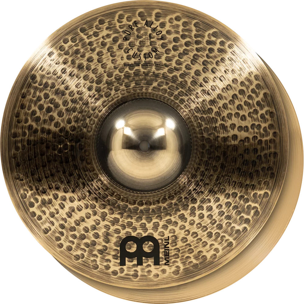 Meinl 15in Pure Alloy Custom Medium Thin Hi-hat