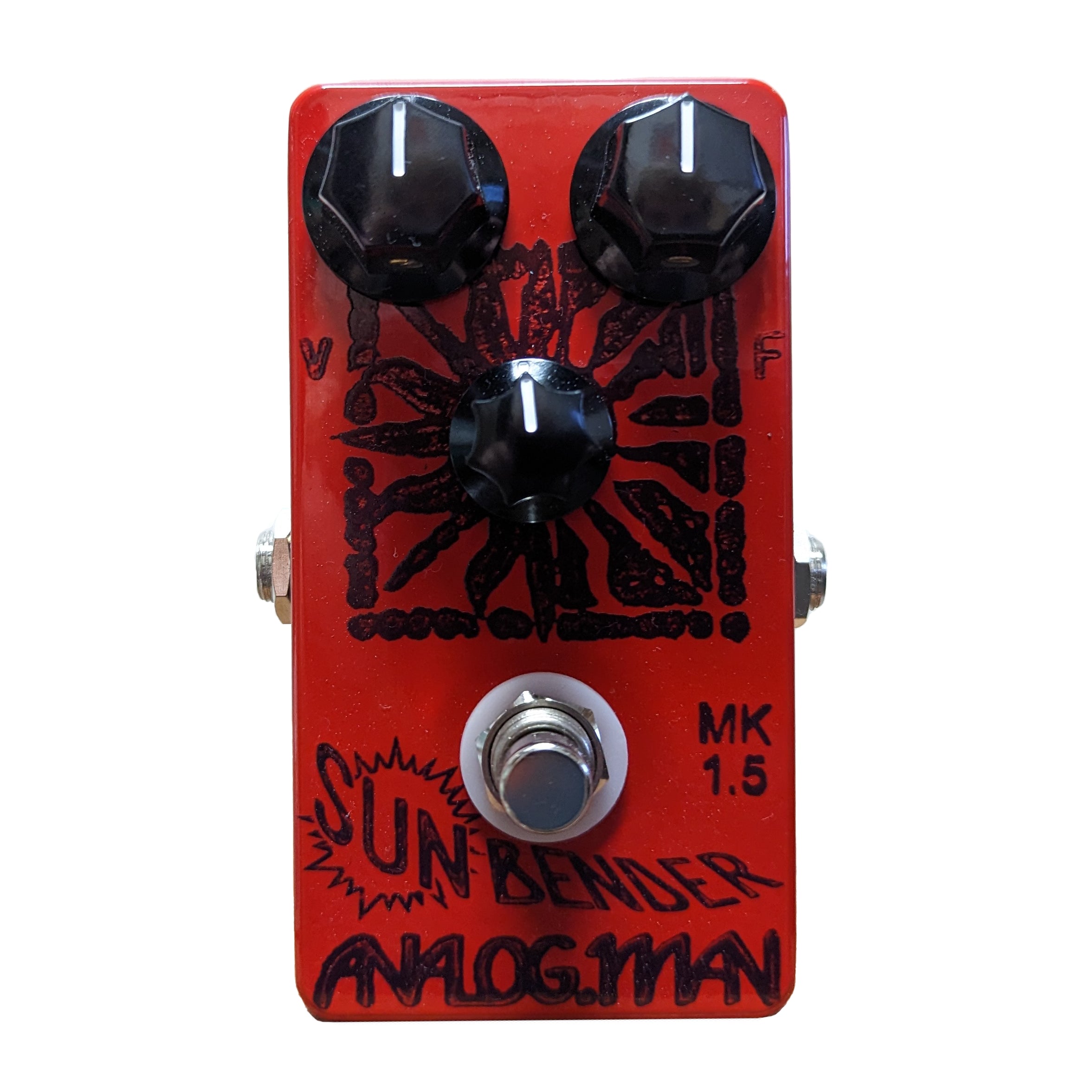 ギター Analogman Sun Bender MK-IV three Mullard Analogman Sun Bender MK1.5 Fuzz Pedal
