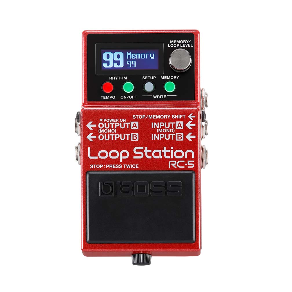diktiergerät pedal BOSS RC-5 Loop Station Compact Phrase Recorder Pedal w/ BOSS BIC Instrument Cable
