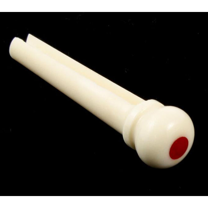 Allparts Camel Bone and Red Jasper Bridge Pins