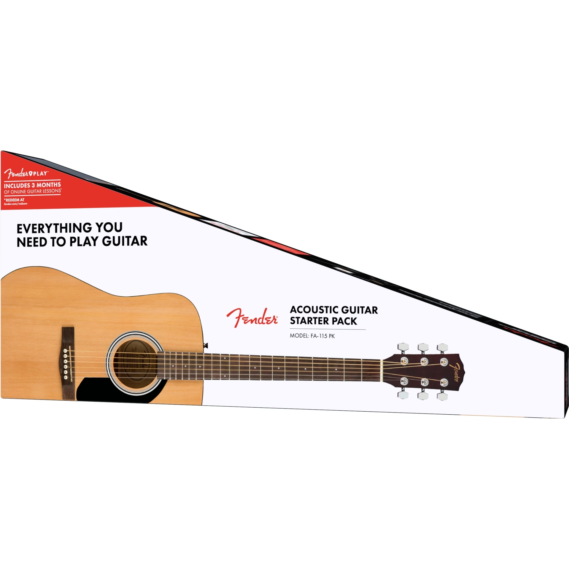 Fender FA-115 Dreadnought Acoustic Guitar Pack V2 Natural