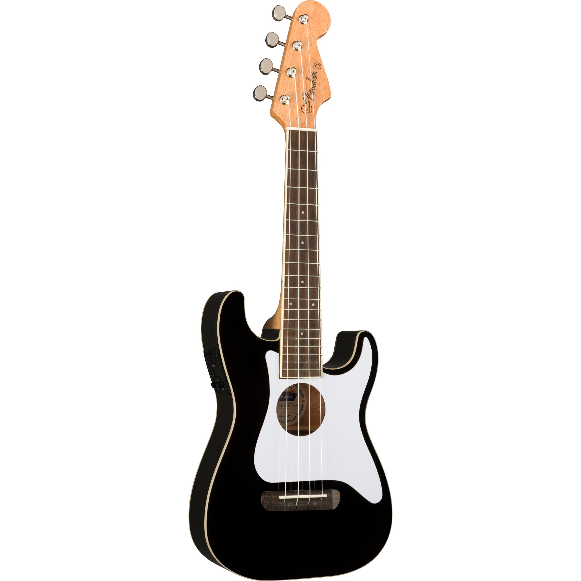 Fender Fullerton Strat Ukulele Black Concert