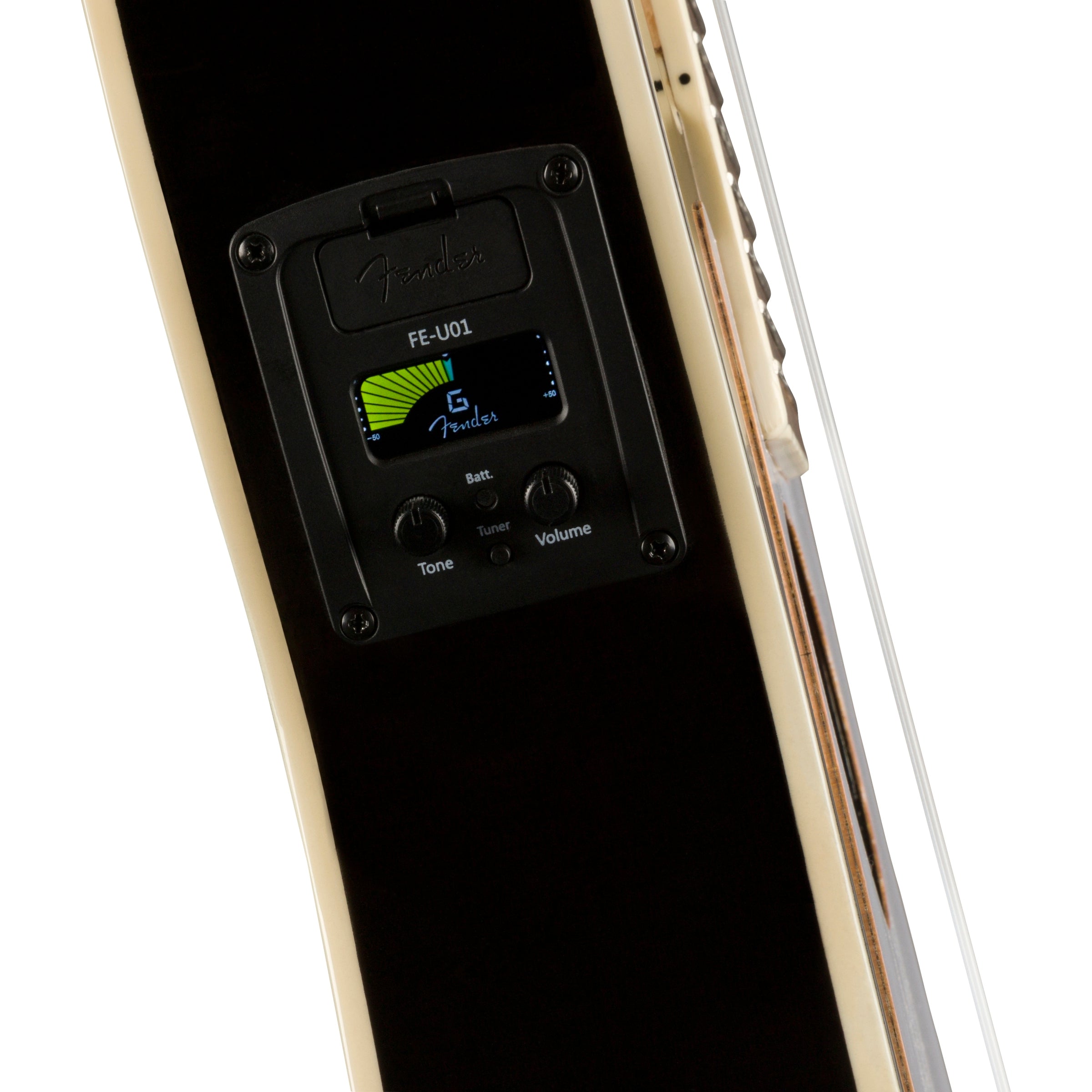 Fender Fullerton Strat Ukulele Black Concert