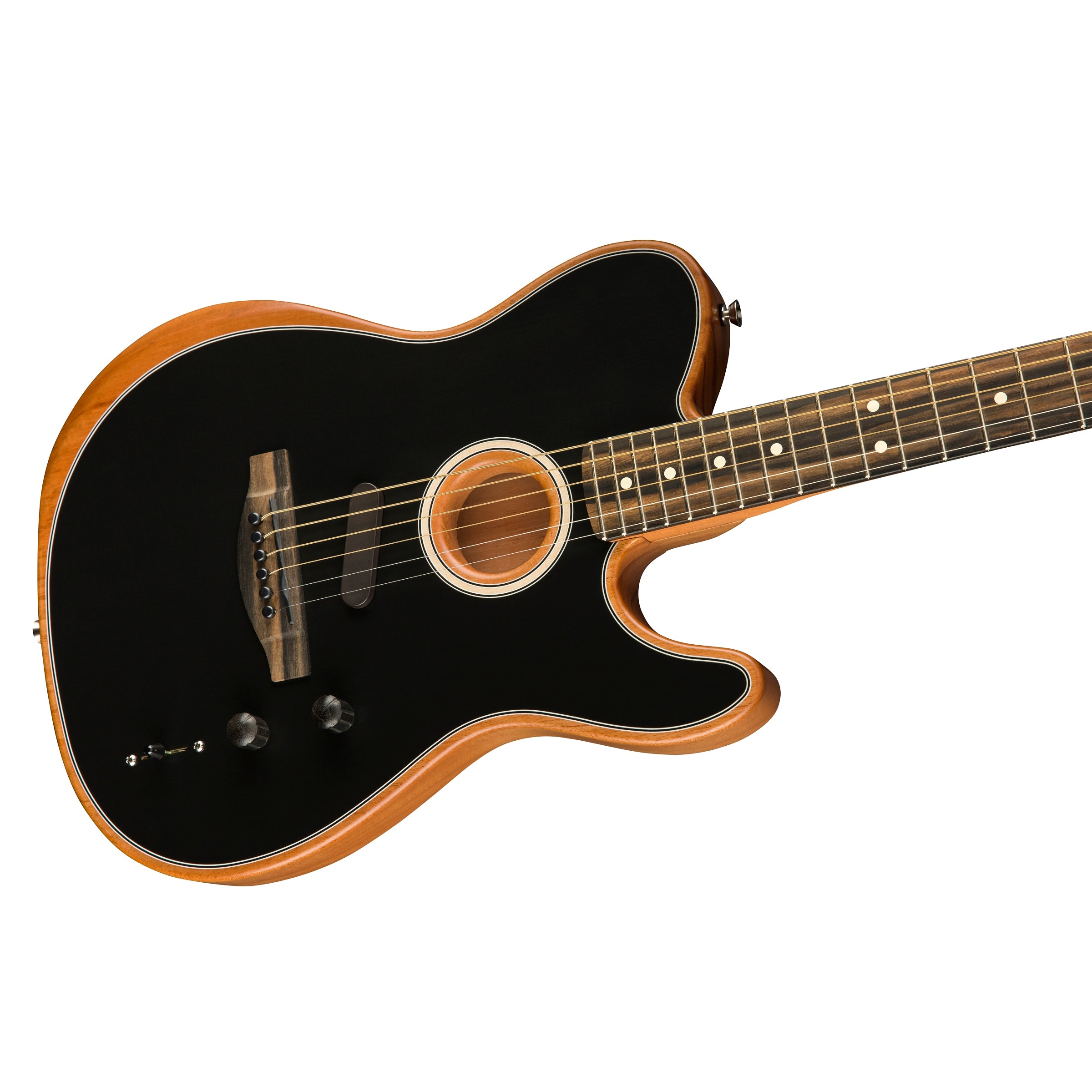 Fender USA Acoustasonic Telecaster EB Black w/ DLX gigbag