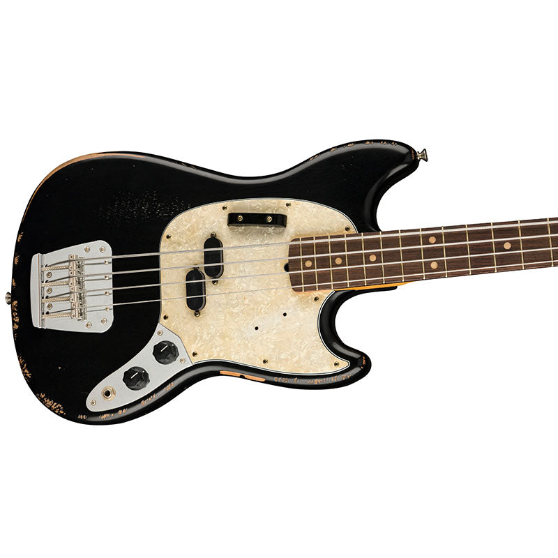 Fender JMJ Road Worn Mustang Bass Black