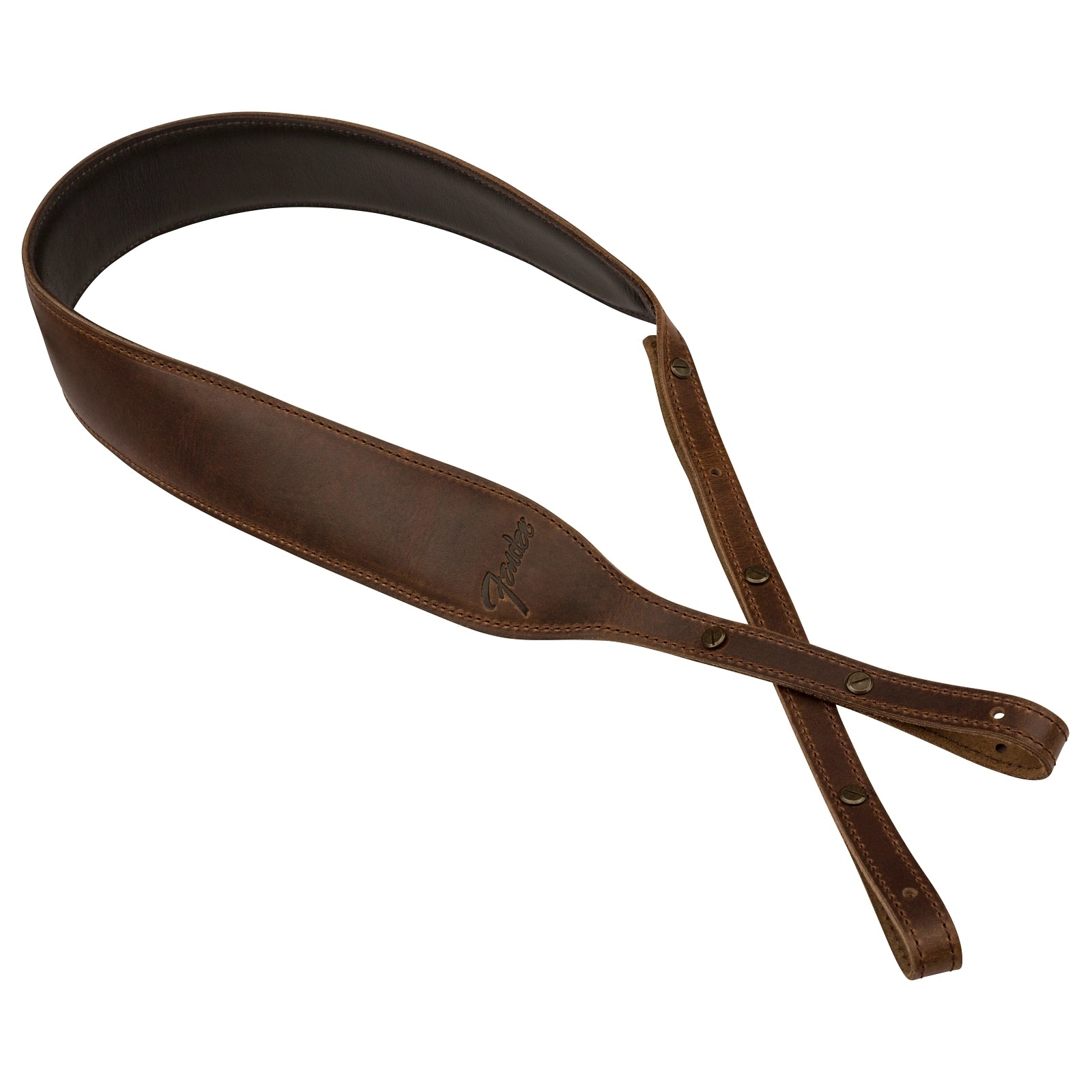 Fender Paramount Leather Banjo Strap Brown