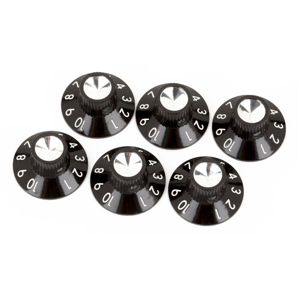 Fender Pure Vintage Black/Silver Amp Knobs 6