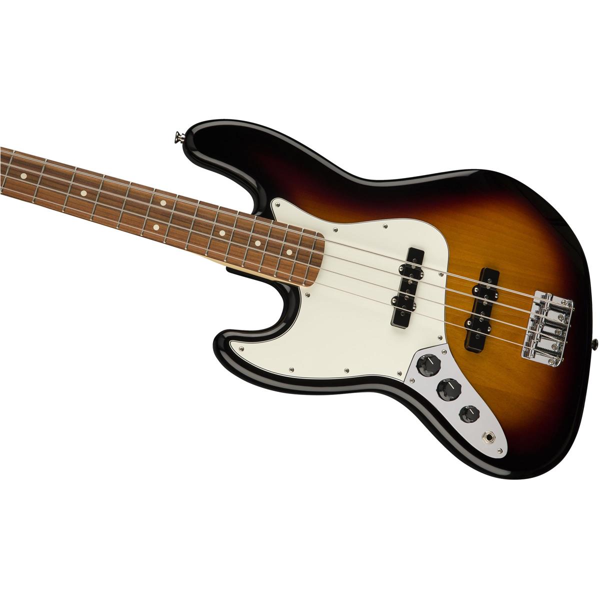Fender Standard Left Handed Jazz Bass PF Brown Sunburst