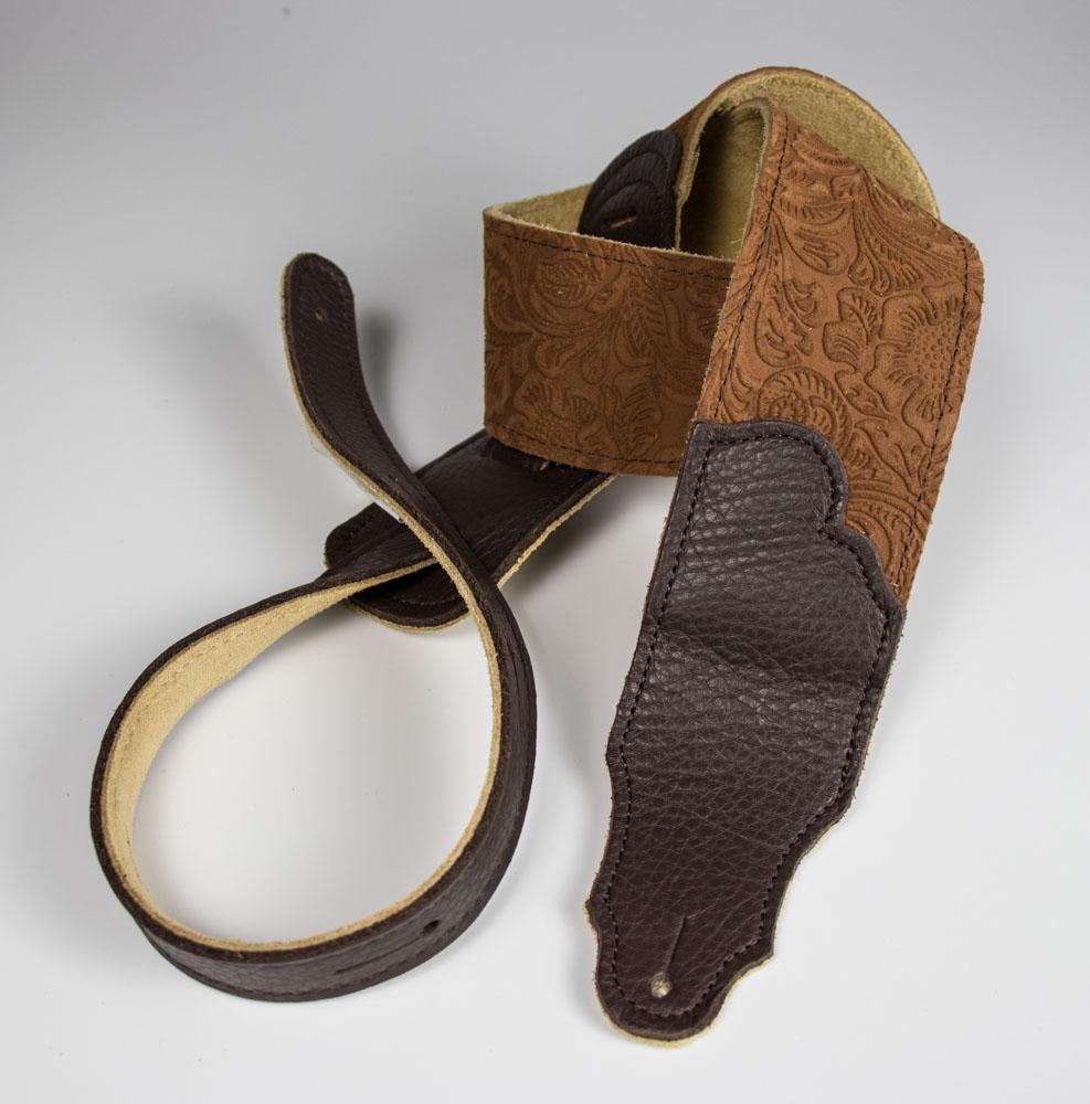 Franklin Straps 2.5" Embossed Suede Strap