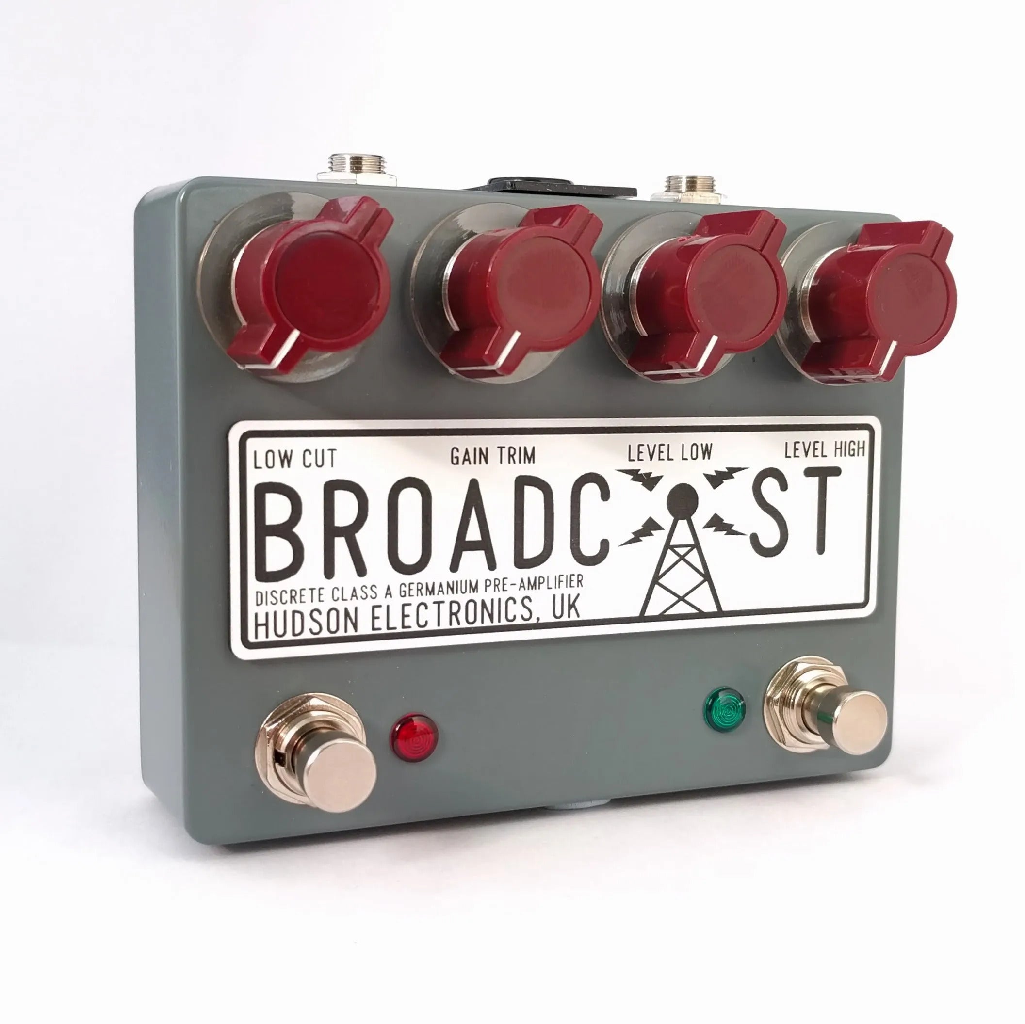 Hudson Electronics Broadcast Dual Footswitch Class-A Discrete Germanium Preamplifier