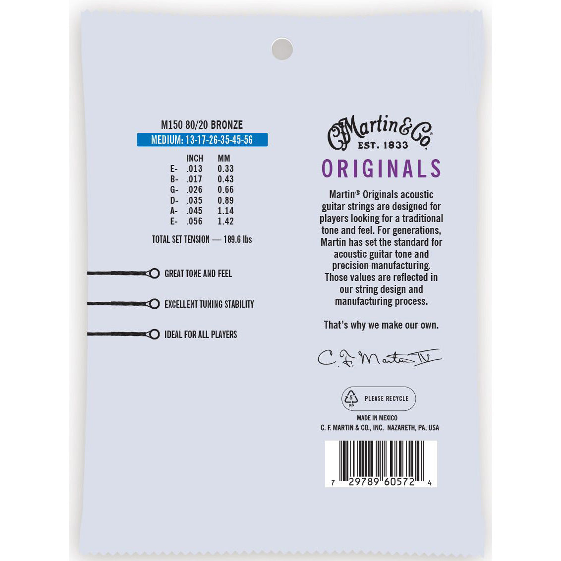 Martin 80/20 Acoustic Guitar Strings